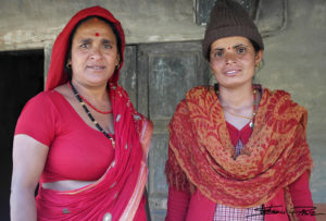 Frauen am Sarangkot bei Pokhara