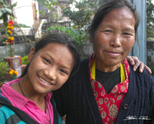 Mutter und Kind Kathmandu