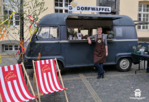 DDorfwaffel, Entwurf Name, Logo und Schild für Foodtruck