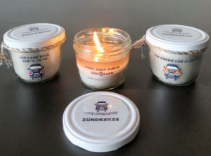 noopa-Foodtruck Zuendkerzen