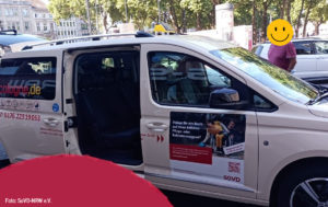 Taxi-Werbung - Für SoVD NRW in Festanstellung